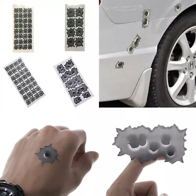 $6.07 • Buy 3D Bullet Holes Car Sticker Scratch Decal Waterproof Motorcycle Stickers Quality