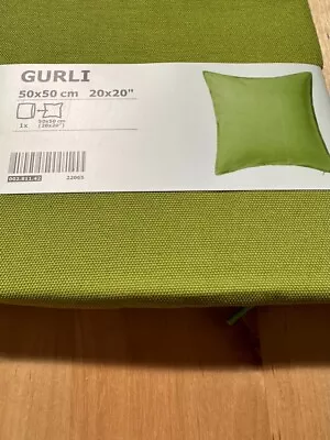 IKEA Set Of 2 Gurli Kiwi Lime Green Throw Pillow Covers 20x20 NWT • £12.64