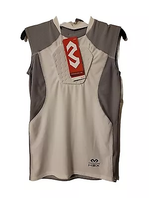 McDavid Hex Sternum Shirt With Chest Protection Pad Youth LARGE 7610 NWT $39.99  • $19.99