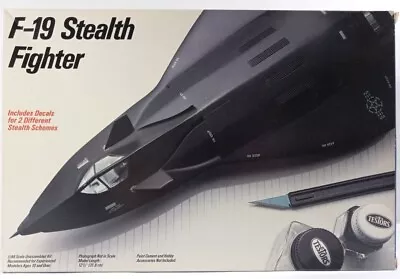 Testors #595 F-19 Stealth Fighter 1/48 Scale. • $17.50