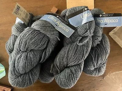 Berroco Ultra Alpaca Yarn Lot Of 6 Color 6278 (denim Like Color) • $60