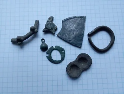 Viking Kievan Rus Remnants Of Life Activity  Mirror Part Bracelet Part Spoon. • $9.99