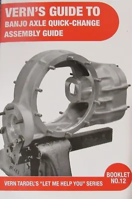 $21.75 • Buy Vern's Guide To Banjo Axle Quick-change Assembly Book Flathead V8 Vintage Rat T