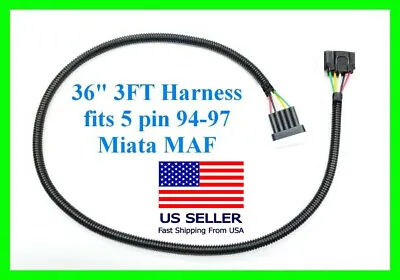 3FT 94-97 Fits Miata 1.8L MAF Extension Harness Mass Airflow Sensor Connector • $33.99