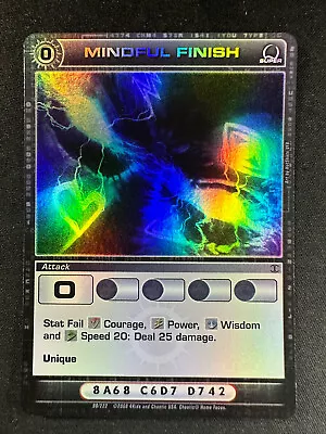 Chaotic Mindful Finish 90/222 BTD 1st Edition Super Rare Attack NM/LP • $6.99