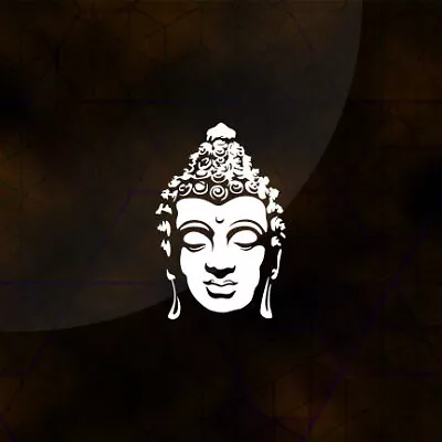 Buddha Face Head Boho Yoga Die Cut Vinyl Car Decal Sticker 6 -7 - 9 -11 (h) • $4.95