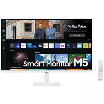 Samsung M5 32  Full HD Smart Monitor With Smart TV Experience - White Color • $433.63