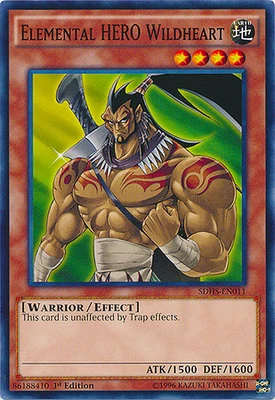 £1.61 • Buy Elemental HERO Wildheart Yugioh Card Common Single SDHS-EN011