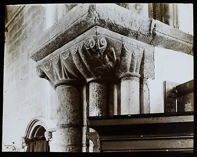 £15 • Buy Magic Lantern Slide SANDIACRE CHURCH NORMAN CAPITAL C1890 PHOTO DERBYSHIRE