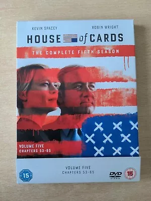 House Of Cards - Series 5 - Complete (DVD 2017) • £3