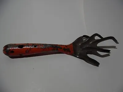 Vintage Orange 5 Prong Metal Hand Cultivator Japan • $7.95