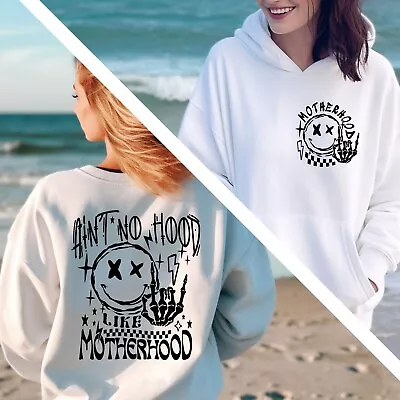 Ain't No Hood Motherhood Sweatshirt Motherhood Crewneck  Mothers Day Sweater • $26.99