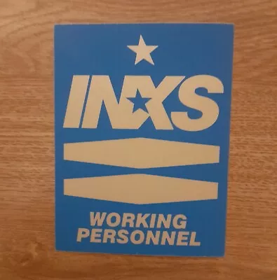 INXS 1997 Elegantly Wasted World Tour Working Personnel Backstage Pass • $20