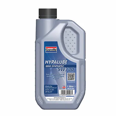 Granville Hypalube Semi Synthetic 5W/30 Engine Oil 1 Litre 1L Ford Zetec • £7.24