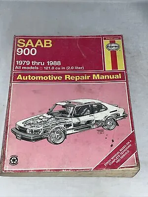 Saab 900 1979 Thru 1988 (Haynes Manuals) Automotive Repair Manual Pb • $11.95