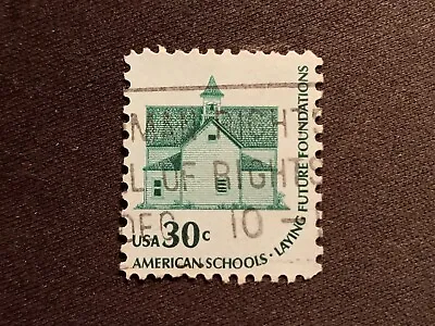 United States Usa 1975 Americana 30c American Schools Laying Future Foundations • $1.15