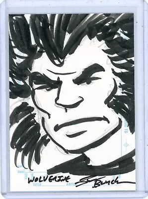 WOLVERINE 1998 SKYBOX MARVEL CREATOR'S COLLECTION MCC SKETCH CARD By STAN BUNCH • $99.99