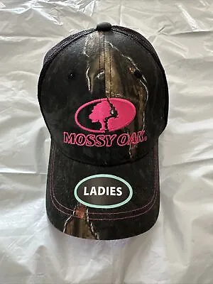 NEW Mossy Oak Camouflage Women's Hat Pink Strapback Adjustable Camo Cap One Sz • $5.99