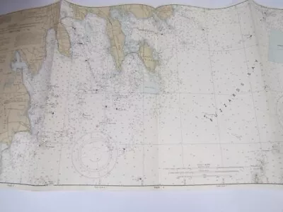 MA Cape Cod Buzzards Bay Nautical Chart MAP NOAA 1987 • $7