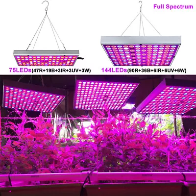 £14.99 • Buy UK LED Grow Lights Full Spectrum ​Hydroponic Lamps Indoor Greenhouse Plant IR&UV