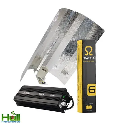 Omega 600W Grow Light Kit Digital Ballast Eurowing Reflector Dual Spectrum Lamp • £44.95