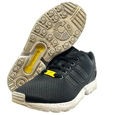 Men's ADIDAS ZX Flux Shoes Black White Size US7 Torsion • $39.99