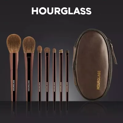 HOURGLASS Makeup Brush Portable Set 7-Pc - PETA APPROVED - Free Postage • $121.98