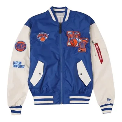 New York Knicks X Alpha X New Era L-2b Bomber Jacket • $215