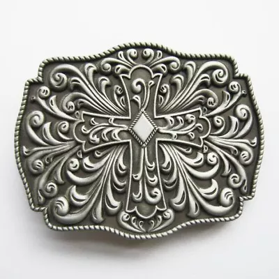 Celtic Keltic Cross Flowers Western Metal Fashion Belt Buckle • $9.99