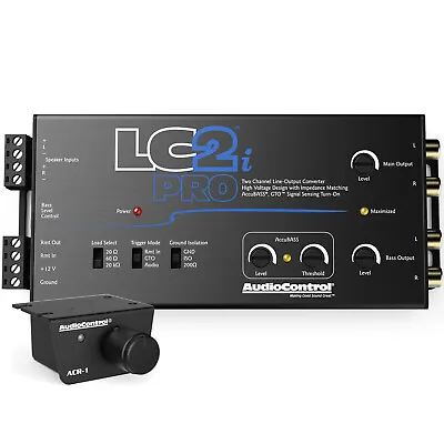 AudioControl LC2i PRO 2 Channel Line Out Converter With AccuBASS & Dash Remote • $139