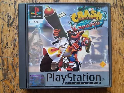 Crash Bandicoot 3: Warped PlayStation 1 PS1 Game - Boxed With Manual PAL • £14