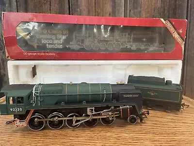 Hornby OO GAUGE BR 2-10-0 Class 9F TENDER LOCO 92220 EVENING STAR Boxed • £50