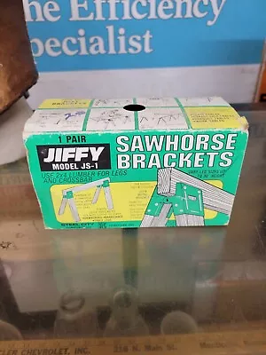 Vintage Jiffy Model JS-1 Sawhorse Brackets • $20