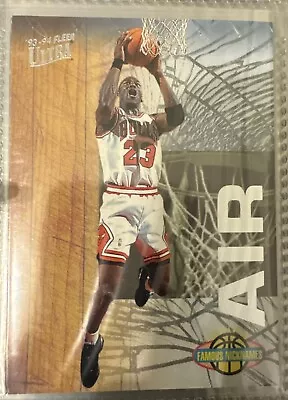 1993-94 Fleer Ultra Michael Jordan Famous Nicknames  Air  #7 Chicago Bulls HOF • $27.95