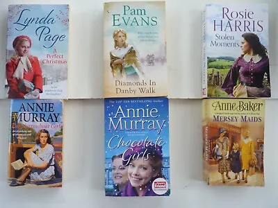 ANNIE MURRAY; LYNDA PAGE And 3 Others - JOB LOT SIX SAGA FICTION PAPERBACK BOOKS • £7.85