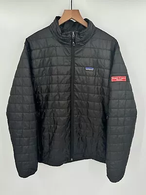 Patagonia Jacket Mens XL Black Nano Puff Primaloft Full Zip Puffer Insulated • $84.99