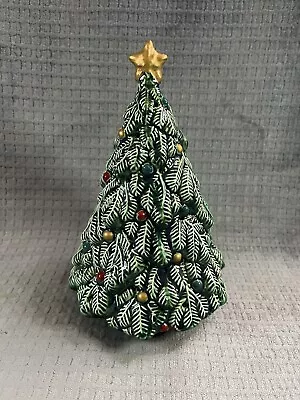 Vintage Ceramic Christmas Tree 9  Made In Brazil Plug For Scents • $18.88