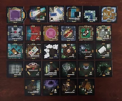 Scooby-Doo Betrayal At Mystery Mansion | Complete Set Of 28 Room Tile Pieces • $14.99