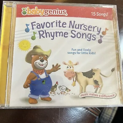 Baby Genius Favorite Nursery Rhyme Songs CD 2012 - NEW SEALED • $4.99