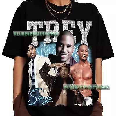 Vintage Trey Songz Tshirt Bootleg Shirt The Love Hard Tour 2024 ShirtSize S-2XL • $21.99