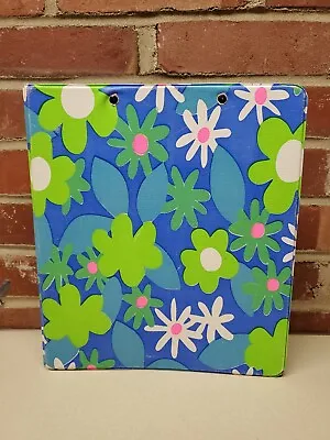 Vintage 1970's New York 3-Ring Binder Mod Flower Hippie Style 2 Inch Binder Prop • $9.63