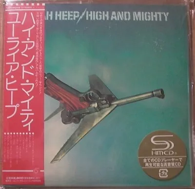 $87.49 • Buy Uriah Heep High And Mighty Japan Shm Mini Lp Cd Paper Sleeve W. Obi & Inserts 