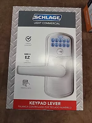 Schlage Brushed Chrome FE595CS V PLY 626 ELA Plymouth Light Commercial.... NIB. • $75