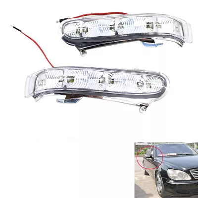 New  LED Side Mirror Turn Signal Light For Mercedes Benz W220 S320 1999-2002 • $21.89