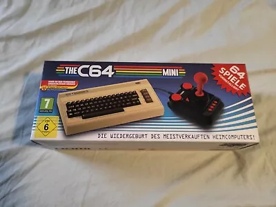 The C64 Commodore 64 Mini Console In Box German Version Used • $115