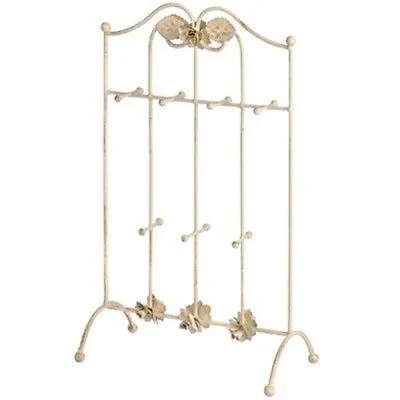 £26.50 • Buy Jewellery Stand Necklace Bracelet Holder Cream Gold Freestanding Tall Tree Metal