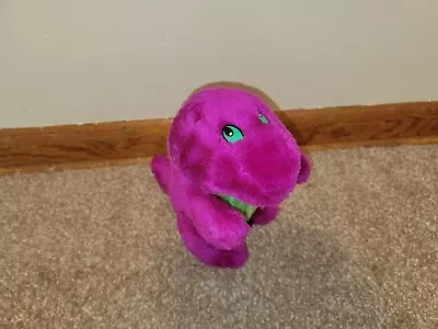 Vintage Rare Knockoff Barney Plush 10” Backyard Gang Dinosaur Purple Green  • $40