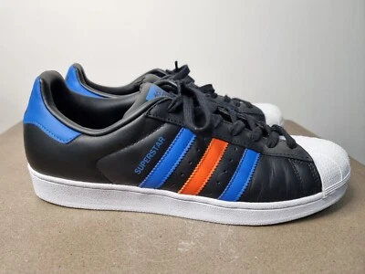 $129.99 • Buy Adidas Originals Superstar Retro Core Black/Blue/White Mens US 11 Shoes BB2245