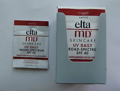 Elta MD UV Daily Tinted 40 X 0.07 Oz Travel Size Samples Fast Shipping EXP:09/24 • $16.99