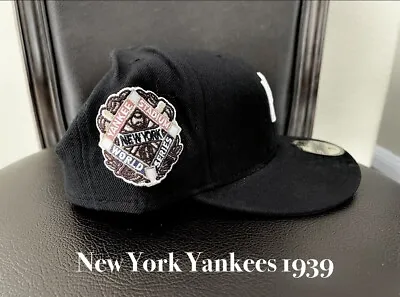 $79.97 • Buy NEW YORK YANKEES RARE 1939 WORLD SERIES Cap 100% Wool NEW ERA  7 1/2 Lou Gehrig